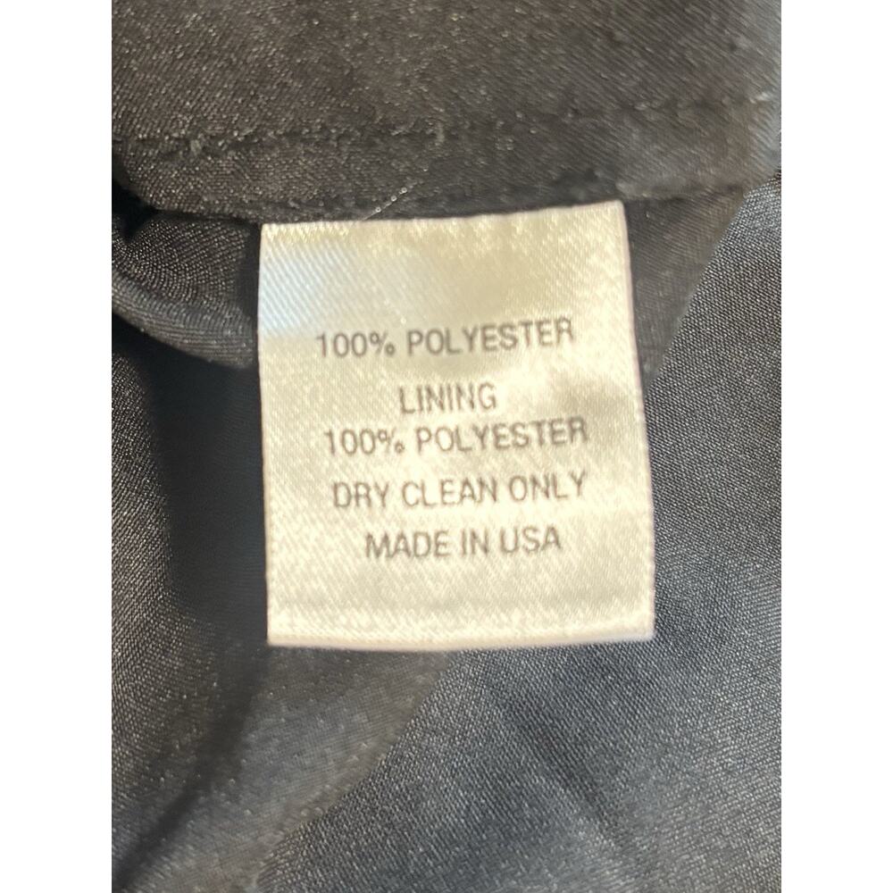 Pearl By Lela Rose Floral Embroidered Tulle Flounce Blouse Ruffled Sheer Size S - Picture 7 of 9